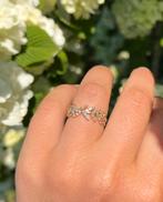 14k rose gouden ring met 0.88ct aan diamanten, Nieuw, Ophalen of Verzenden, 17 tot 18, Met edelsteen
