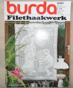 Burda Filethaakwerk zie foto's, Ophalen of Verzenden, Nieuw, Haken, Patroon of Boek
