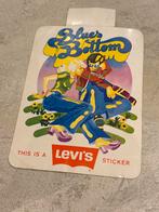 Zeldzame Vintage Levi's Blues Bell Bottom Sticker, Verzamelen, Ophalen of Verzenden, Zo goed als nieuw, Merk