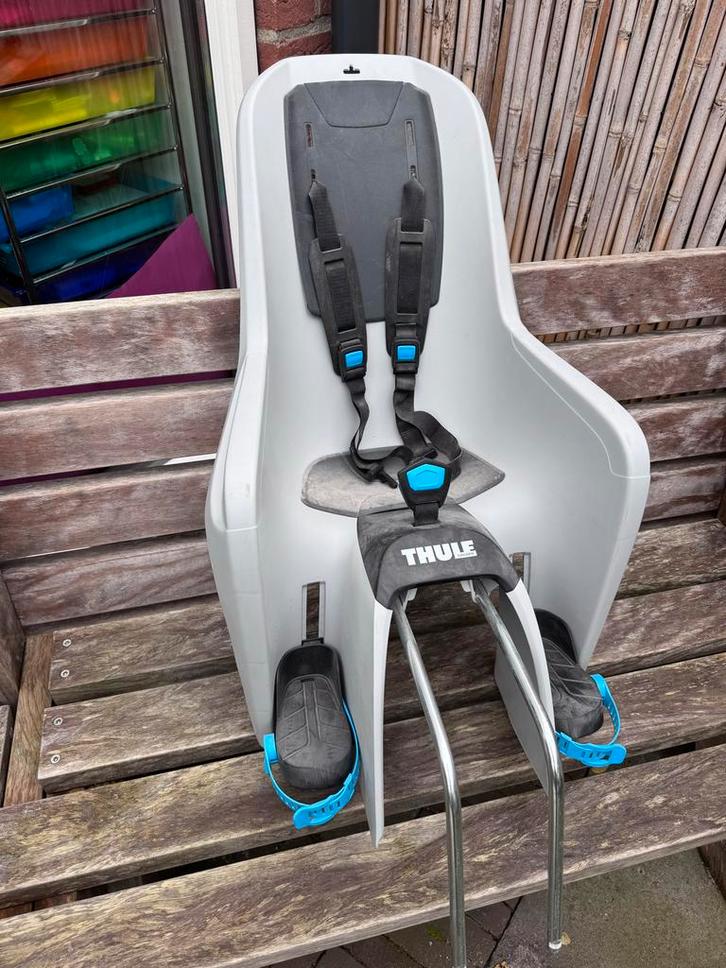 Thule Ride Along kinderzitje - weinig gebruikt!, Fietsen en Brommers, Fietsaccessoires | Fietsstoeltjes, Zo goed als nieuw, Achterzitje