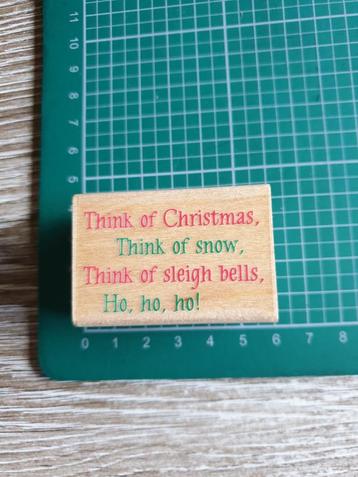 Hero arts stempel "ho ho ho" beschikbaar voor biedingen