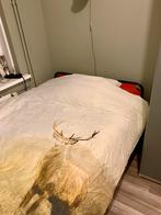 Vintage bed twijfelaar 120 x 190 cm jaren 60 / jaren 70, Ophalen, Overige materialen, Gebruikt, Vintage