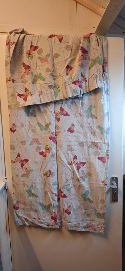 gordijnen, Huis en Inrichting, Stoffering | Behang, Beige, Bruin, Ophalen of Verzenden