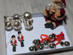 Vintage brocante oude kerst ballen, Diversen, Kerst, Ophalen of Verzenden, Gebruikt