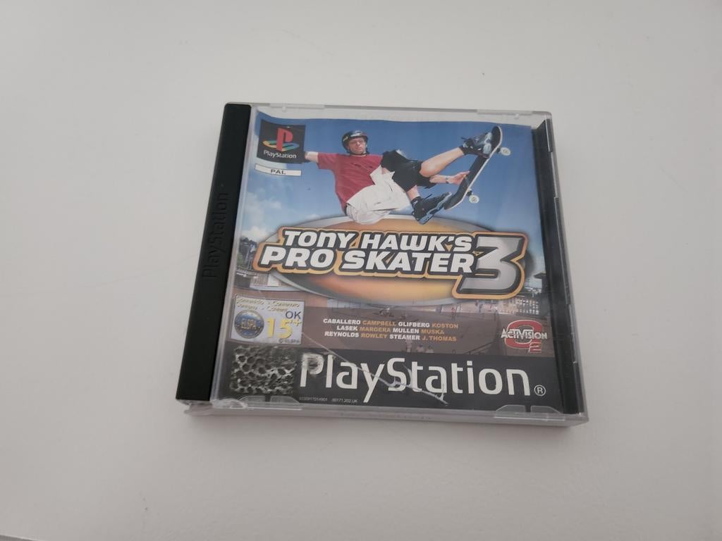 Tony Hawk's Pro Skater 3 - PlayStation, Spelcomputers en Games, Games | Sony PlayStation 1, Gebruikt, 2 spelers, Eén computer