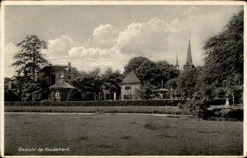 Gezicht op Koudekerk, Verzamelen, Ansichtkaarten | Nederland, Ongelopen, Zuid-Holland, 1920 tot 1940, Ophalen of Verzenden