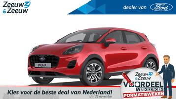 Ford Puma 1.0 EcoBoost Hybrid Titanium | Nieuw te bestellen  beschikbaar voor biedingen