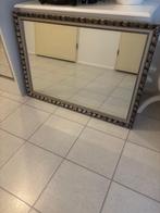 Grote zilveren wand spiegel, Ophalen, Zo goed als nieuw, 100 tot 125 cm, Minder dan 100 cm