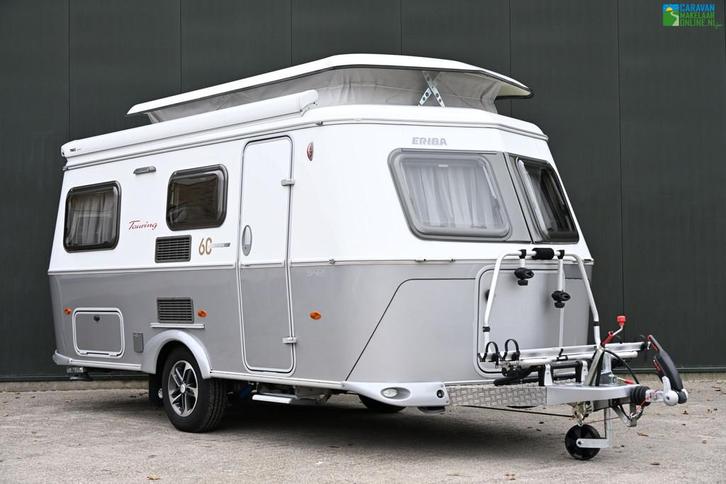 Eriba Touring Troll 542 60 Edition Mover|Luifel|Fietsdrager, Caravans en Kamperen, Caravans, Bedrijf, tot en met 3, 750 - 1000 kg