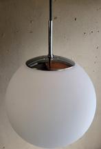 Vintage opaal glazen bol hanglamp voor Glashütte Limburg, Huis en Inrichting, Lampen | Hanglampen, Design, Ophalen of Verzenden