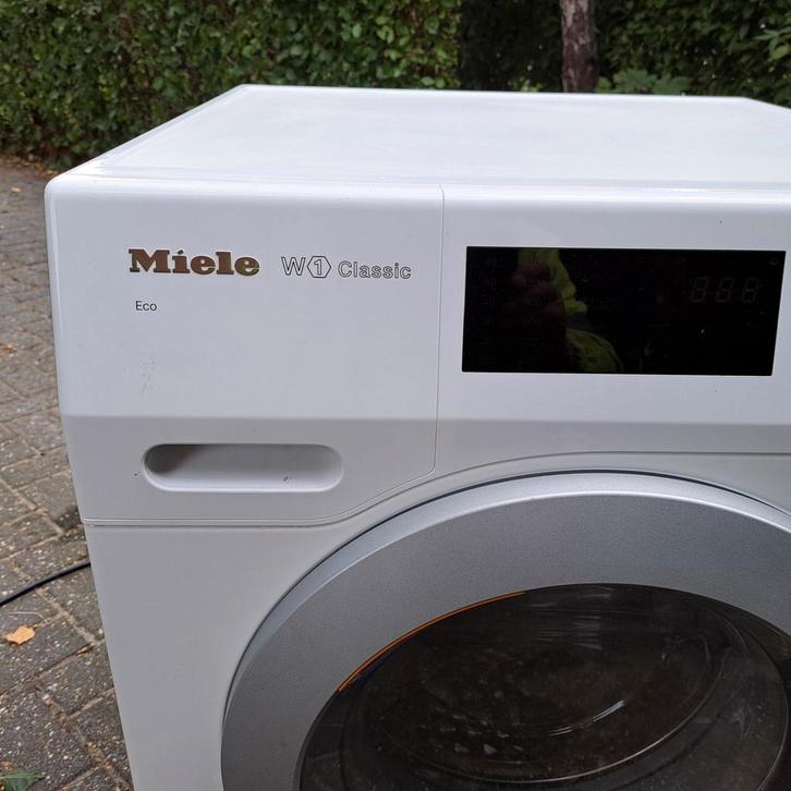 Als nieuw deze set MIELE ECO WASMACHINE en WARMTEPOMPDROGER, Witgoed en Apparatuur, Wasmachines, Zo goed als nieuw, Voorlader