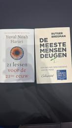 2 boeken Yuval Noah Harari - 21 lessen voor de 21ste eeuw, Boeken, Ophalen of Verzenden, Zo goed als nieuw, Yuval Noah Harari