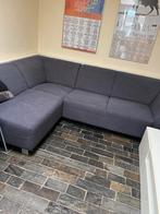 Gratis - hoekbank stof, antraciet, Ophalen, Zo goed als nieuw, Stof
