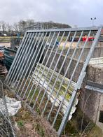 Gegalvaniseerd hek poort, Ophalen, Gebruikt, IJzer, Spijlenhekwerk