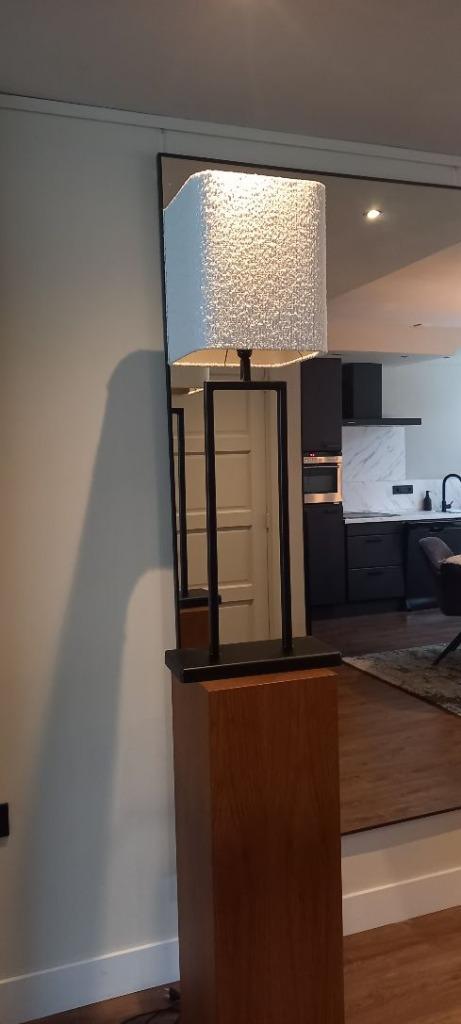 Colmore Tafellamp Metaal 30x13x77 cm Mat Zwart, Huis en Inrichting, Lampen | Tafellampen, Nieuw, 75 cm of meer, Metaal, Ophalen of Verzenden