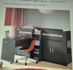 Kinderbed/ halfhoogslaper, Huis en Inrichting, Slaapkamer | Stapelbedden en Hoogslapers, Eenpersoons, Minder dan 160 cm, Zo goed als nieuw