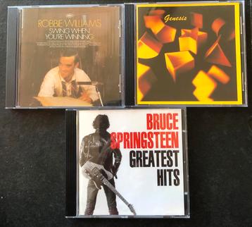 CD Collectie: Robbie Williams, Genesis, Springsteen beschikbaar voor biedingen