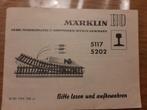 Marklin boekje van de 5117 en 5202., Hobby en Vrije tijd, Modeltreinen | H0, Wisselstroom, Gebruikt, Märklin, Boek, Tijdschrift of Catalogus