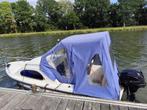 Kajuit boot met Tohatsu buitenboordmotor 20pk, Watersport en Boten, Motorboten en Motorjachten, Ophalen, 10 tot 30 pk, Zo goed als nieuw