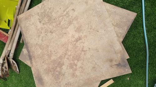 Nieuwe keramische tuintegels 90x90cm     +/- 8 stuks, Tuin en Terras, Tegels en Klinkers, Nieuw, Terrastegels, Keramiek, 10 m² of meer