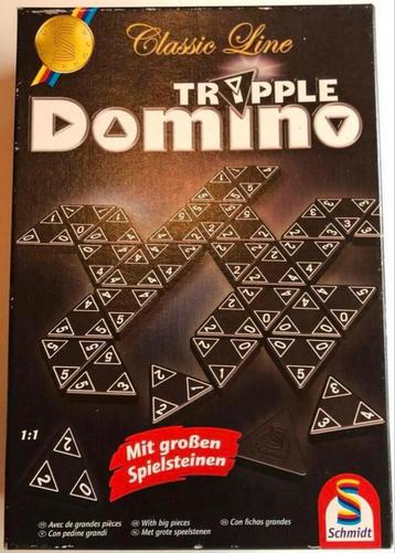 Tripple-Domino. Classic Line - Bordspel gezelschapsspel beschikbaar voor biedingen