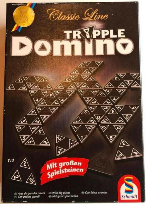 Tripple-Domino. Classic Line - Bordspel gezelschapsspel, Hobby en Vrije tijd, Gezelschapsspellen | Overige, Zo goed als nieuw