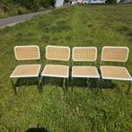 Marcel Breuer Cesca chairs, 4 stuks, wit, Thonet of Gavina, Ophalen, Wit, Vier, Riet of Rotan