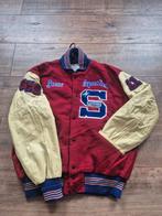 DeLong Vintage Varsity Jacket Wool & Leather Apaches, Maat 56/58 (XL), Ophalen of Verzenden, Zo goed als nieuw, DeLong