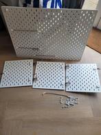 3 deurtjes 1 wandbord Ikea Kallax Skadis wit, Huis en Inrichting, Kasten | Boekenkasten, Ophalen of Verzenden, Nieuw, 25 tot 50 cm
