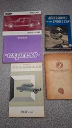 Handleiding boekje s MG/FORD ESCORT/DKW F102/RENAULT, Ophalen of Verzenden, Zo goed als nieuw