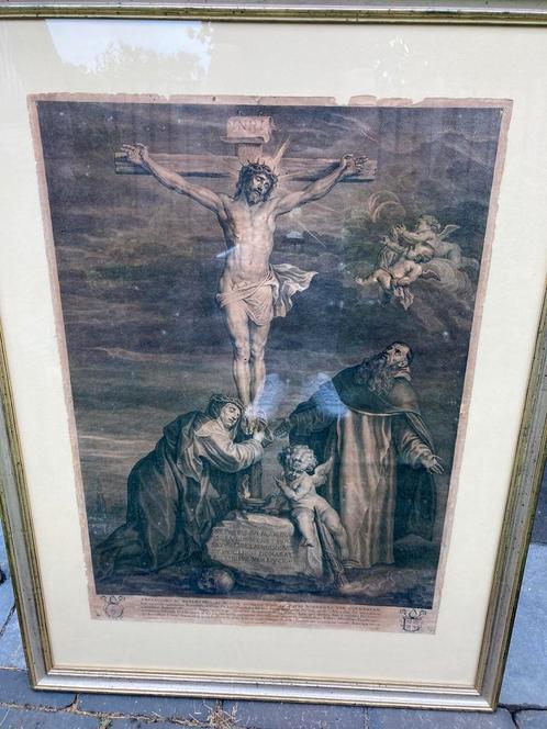 17e Eeuwse gravure (1653), Antiek en Kunst, Kunst | Litho's en Zeefdrukken, Ophalen