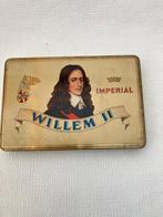 blik sigarendoos Willem II Imperial, Verzamelen, Blikken, Ophalen of Verzenden, Zo goed als nieuw, Overige