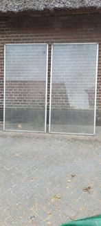 Voorzetramen 95x185cm. Ongeveer 4mm dik, Ophalen, Gebruikt, Overige typen