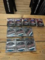 mooi pakket met 11 x 150m rollen dam en shimano 22 en 25/00, Watersport en Boten, Hengelsport | Zeevissen, Japan, Nieuw, Ophalen of Verzenden