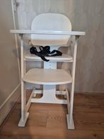 Stevige witte kinderstoel/meegroei stoel., Huis en Inrichting, Ophalen, Gebruikt