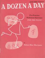 Edna-Mae Burman - A DOZEN DAY - BOOK THREE - Transitional, Gebruikt, Ophalen of Verzenden, Artiest of Componist, Piano