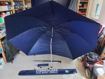 Paraplu fiberglass flat back brolly preston visparaplu.