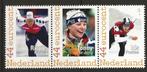 3 Persoonlijke zegels schaatsen (3), postfris, Postzegels en Munten, Postzegels | Nederland, Verzenden, Postfris