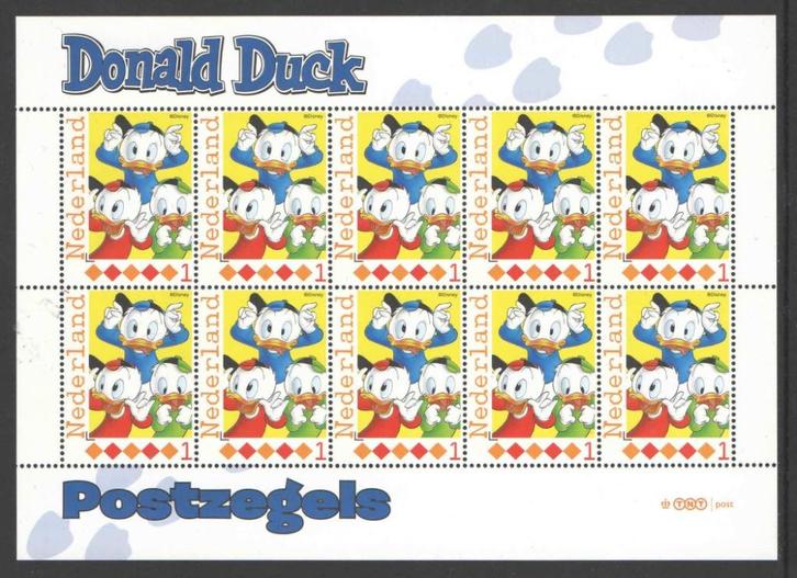 Postzegels Donald Duck, Ontdek Duckstad: Vel 34, Postzegels en Munten, Postzegels | Nederland, Postfris, Na 1940, Ophalen of Verzenden
