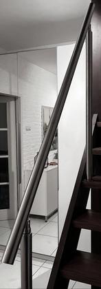 RVS monzana trapleuning, Doe-het-zelf en Verbouw, Ladders en Trappen, Ophalen, Zo goed als nieuw