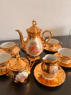 Gouden theeservies - Bavaria Wallendorf, Antiek en Kunst, Antiek | Servies compleet, Ophalen