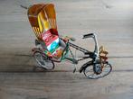riksja fiets fiettaxi van blik, Antiek en Kunst, Ophalen of Verzenden