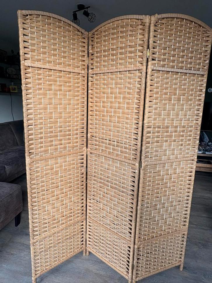Mooie rieten kamerscherm / room divider, Huis en Inrichting, Woonaccessoires | Kamerschermen, Nieuw, Ophalen of Verzenden
