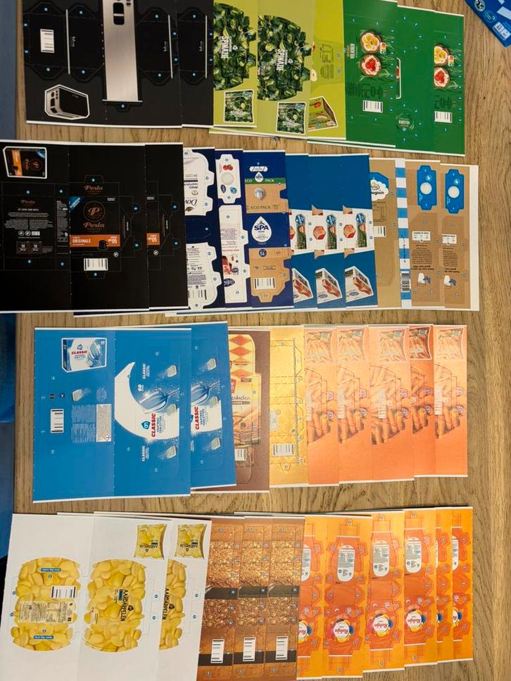 AH mini’s (45 stuks) dubbele, Verzamelen, Supermarktacties, Albert Heijn, Ophalen of Verzenden