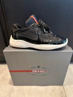 Prada Sneakers Dames - Zwart Lak - maat 38, Ophalen of Verzenden, Zo goed als nieuw, Zwart, Sneakers of Gympen