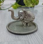 Vintage verzilverde olifant ringhouder, Antiek en Kunst, Ophalen of Verzenden