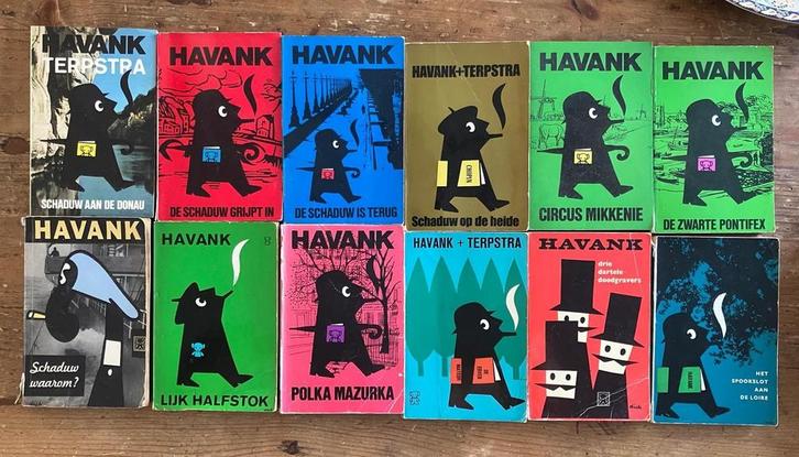 Havank Boeken Collectie - 12 Delig 5 euro samen, Boeken, Detectives, Gelezen, Ophalen of Verzenden