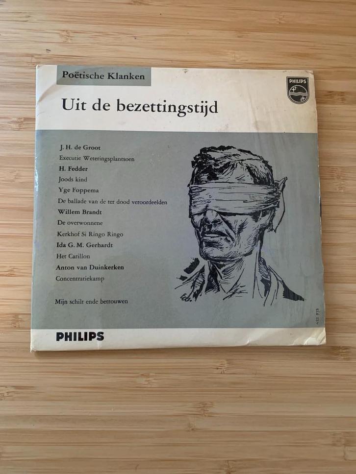 Poëtische Klanken Uit de bezettingstijd (gesproken woord), Cd's en Dvd's, Vinyl | Overige Vinyl, Zo goed als nieuw, Overige formaten