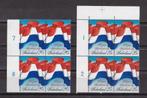 Nederland NVPH nr. 1010-1011 Postfris in blokken van vier, Verzenden, Na 1940, Postfris