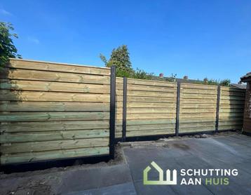 Hout-Beton schutting vanaf €110,- incl plaatsen beschikbaar voor biedingen
